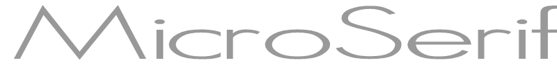 MicroSerif-Light Wd