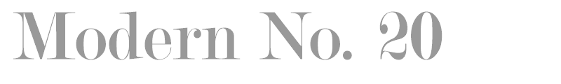 Modern No. 20