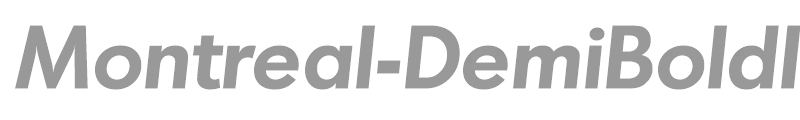Montreal-DemiBoldIta