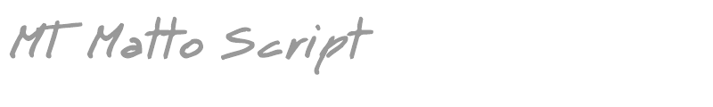 MT Matto Script