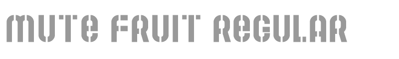 Mute Fruit Regular