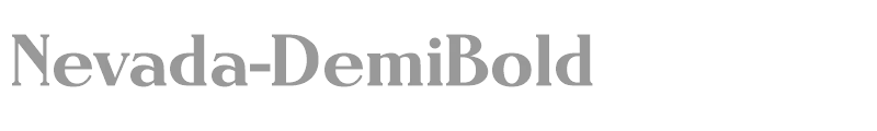Nevada-DemiBold
