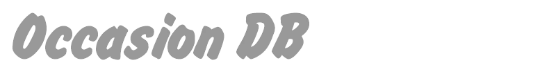 Occasion DB
