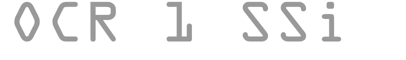 OCR 1 SSi