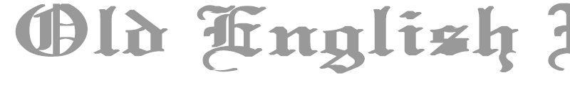 Old English Wd Bold