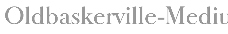 Oldbaskerville-Medium