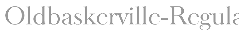 Oldbaskerville-Regular