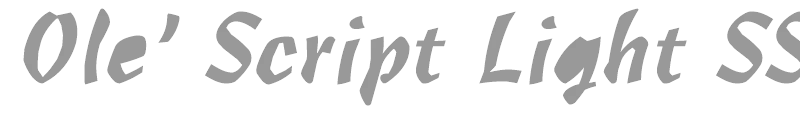 Ole' Script Light SSi