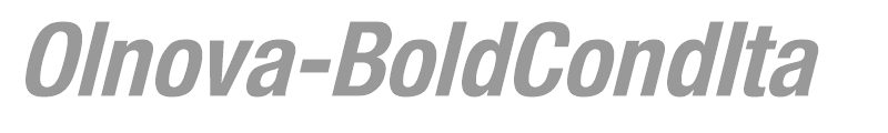 Olnova-BoldCondIta
