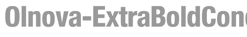 Olnova-ExtraBoldCond