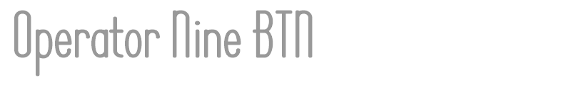 Operator Nine BTN