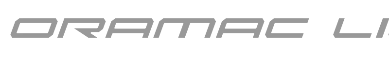 Oramac Light Italic