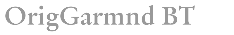 OrigGarmnd BT