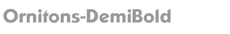 Ornitons-DemiBold