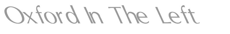 Oxford In The Left
