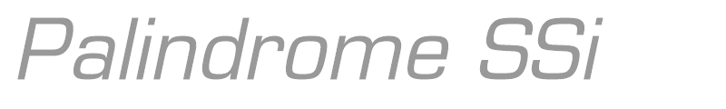 Palindrome SSi