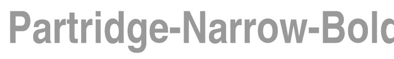 Partridge-Narrow-Bold