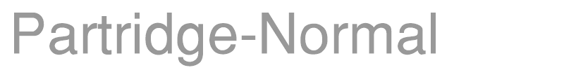 Partridge-Normal