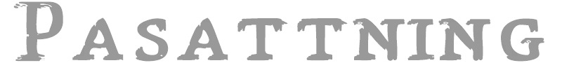 Pasattning