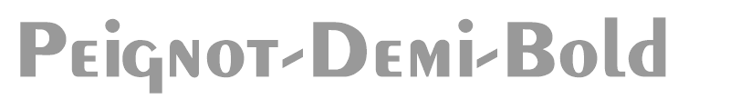 Peignot-Demi-Bold