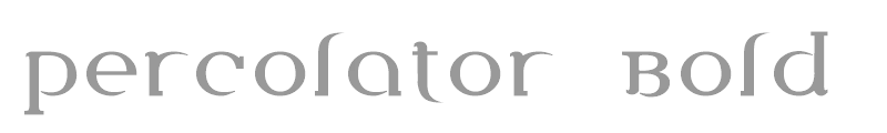 Percolator Bold