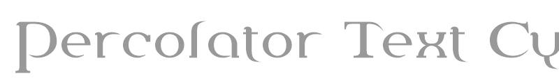 Percolator Text Cyr