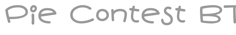 Pie Contest BTN Round