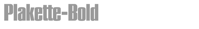 Plakette-Bold