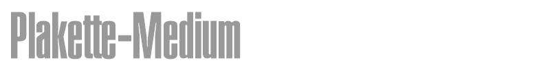Plakette-Medium