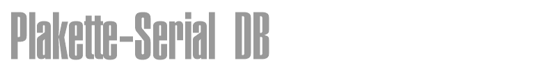 Plakette-Serial DB