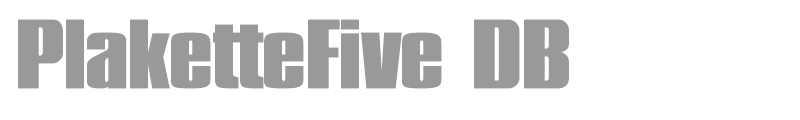 PlaketteFive DB