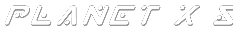 Planet X Shadow Italic