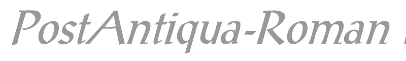 PostAntiqua-Roman Italic