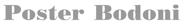 Poster Bodoni CG ATT