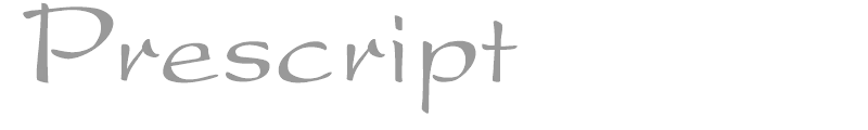 Prescript