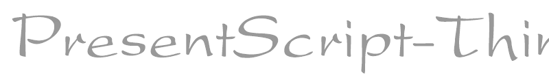 PresentScript-Thin