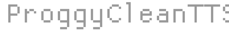 ProggyCleanTTSZ