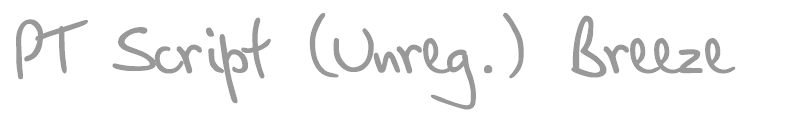 PT Script (Unreg.) Breeze