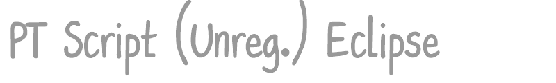 PT Script (Unreg.) Eclipse