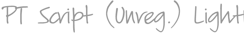 PT Script (Unreg.) Lightning