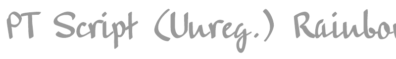 PT Script (Unreg.) Rainbow