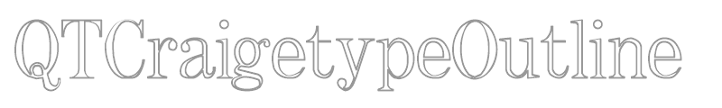 QTCraigetypeOutline