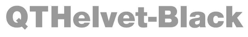 QTHelvet-Black