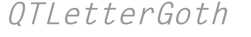QTLetterGoth
