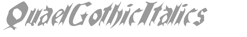 QuaelGothicItalics