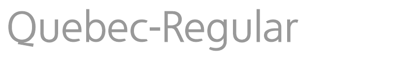Quebec-Regular