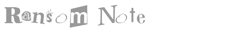Ransom Note