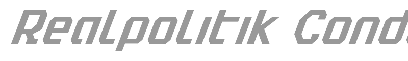 Realpolitik Condensed Italic