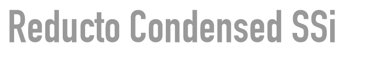 Reducto Condensed SSi