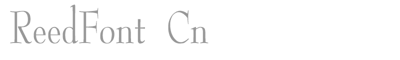 ReedFont Cn